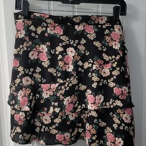 American eagle studio high rise ruffle skirt